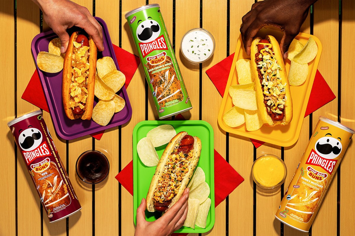 Pringles Made A Hot Dog Bun That Comes In A Can