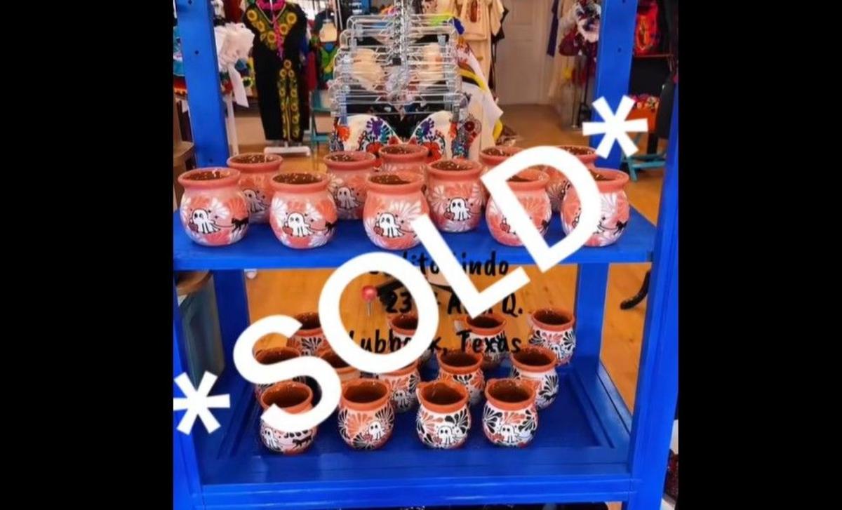Lubbock Store's Clay Mugs Mix Mexican Folk Art With Halloween