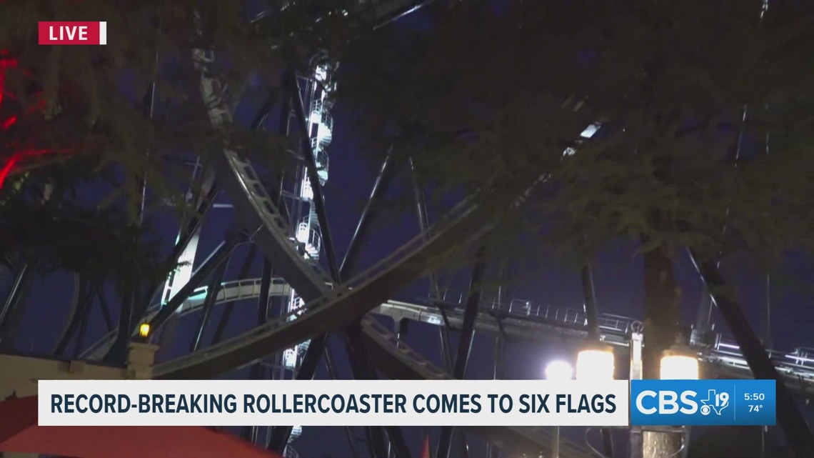 Six Flags Over Texas opens world record-breaking dive coaster Tormenta in Arlington