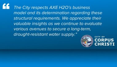 AXE H2O withdraws proposal for Corpus Christi desalination plant
