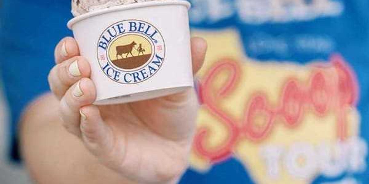 Blue Bell giving out free ice cream in Fort Worth in July