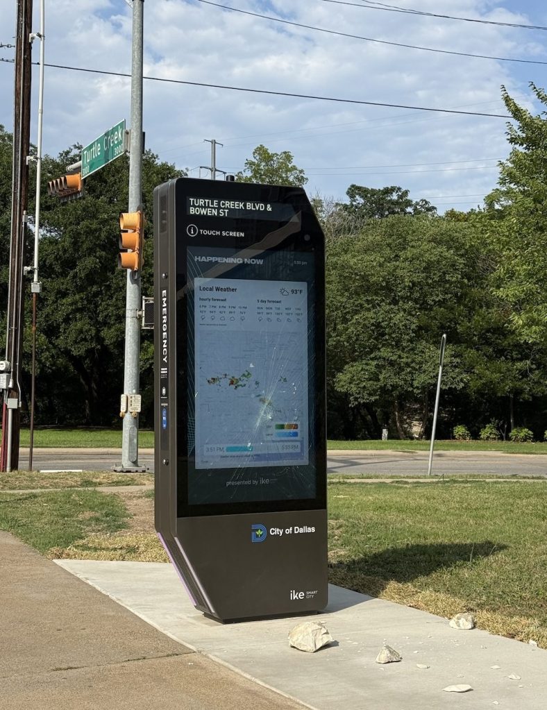 dallas ike kiosk