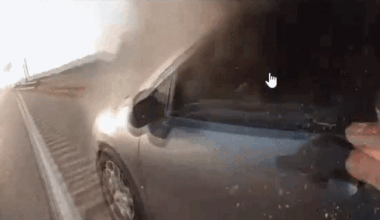 Texas police officer pulls driver from flaming vehicle during routine traffic stop