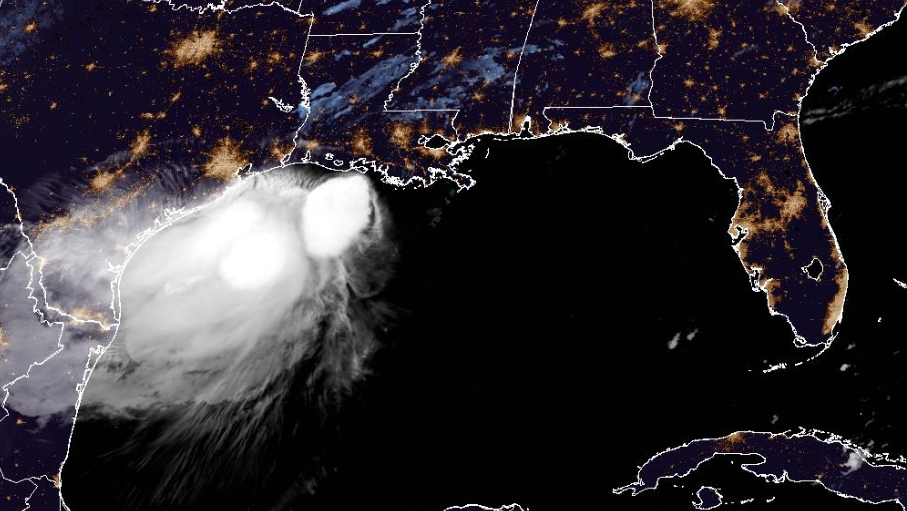 Tropical Storm Bertha makes second landfall near Texas-Louisiana line