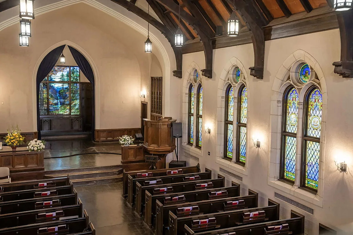 Tiffany window has been treasured in three settings