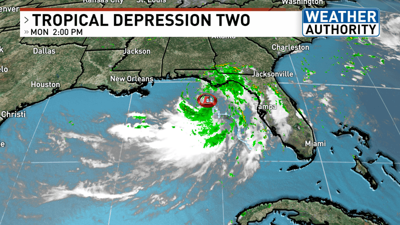 Tropical Depression Two (WGME).