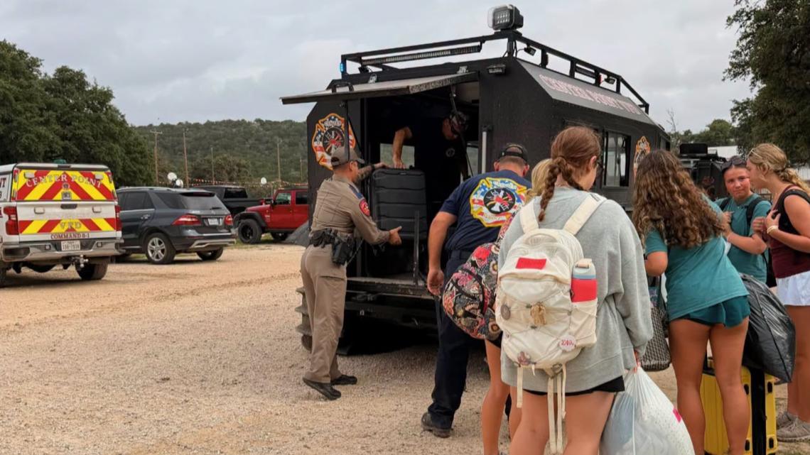 More than 300 campers evacuated from Camp Eagle after flooding washes out access road