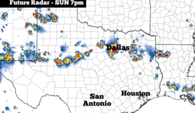 Strong thunderstorms expected across parts of Texas late Sunday. Here's where.
