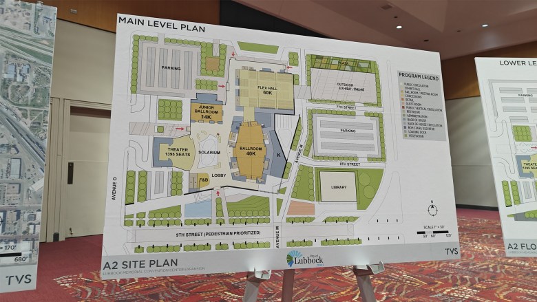 Civic Center A2 site plan