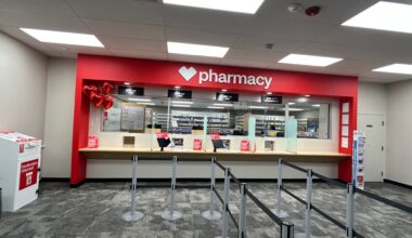 Inside of a new CVS pharmacy-focused location in Houston, TX