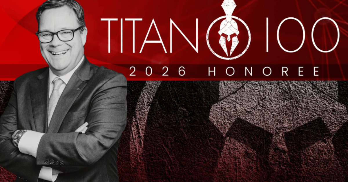 Sapience CEO Bradley Killinger Named a 2026 Dallas-Fort Worth Titan 100 Honoree
