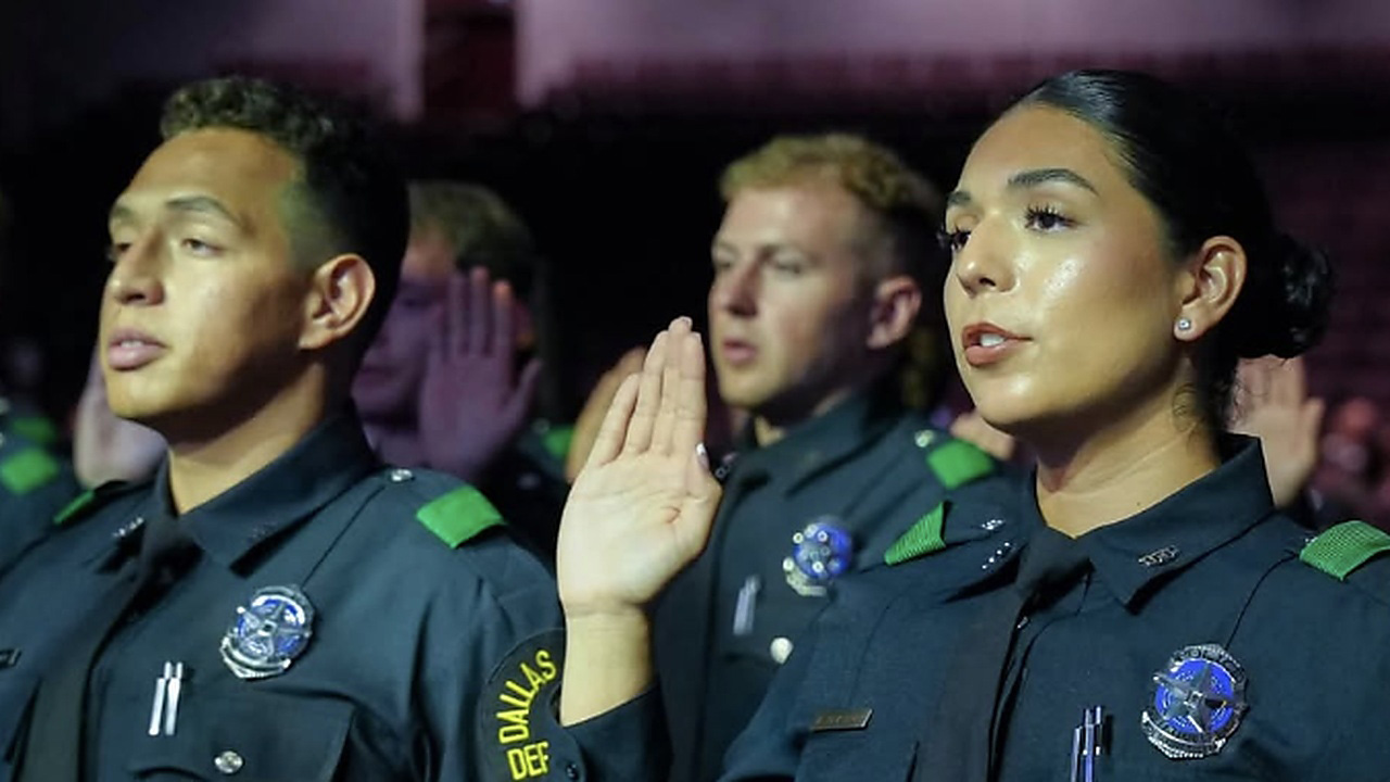 Dallas Police Class 408 Graduates As Applications Rise 26%