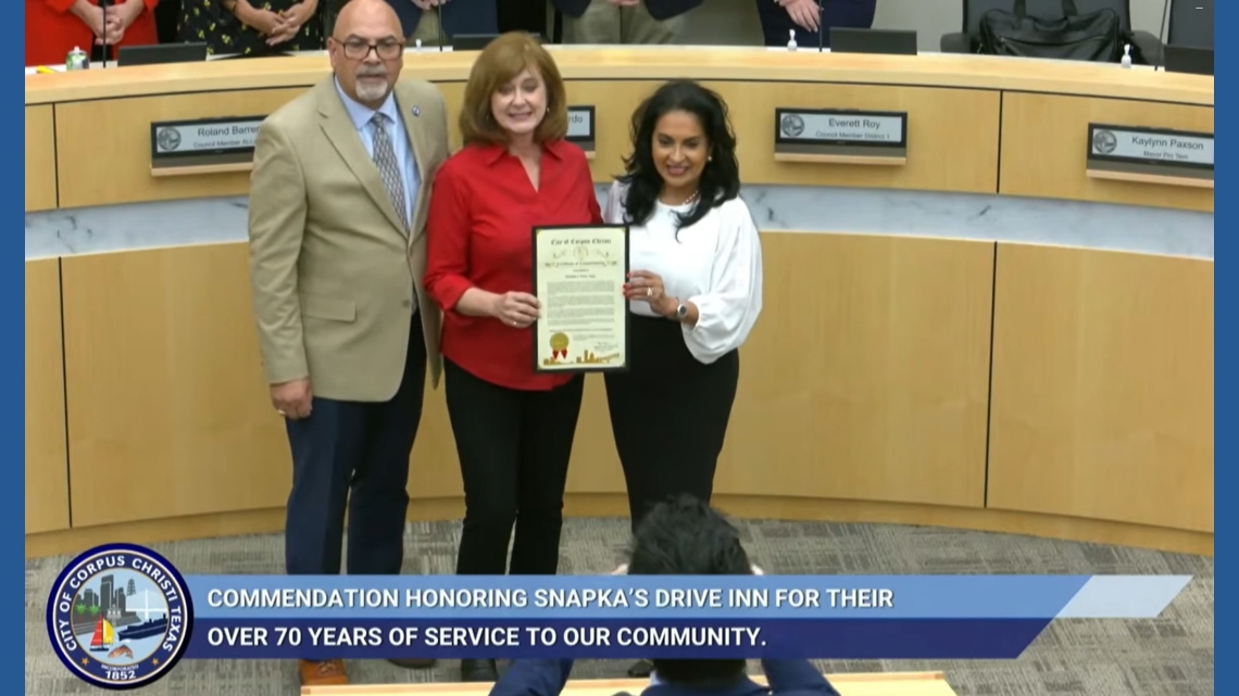 Snapka’s drive-in honored for 78 years of serving Corpus Christi