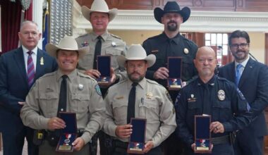 Central Texas law enforcement officers receive Valor Award