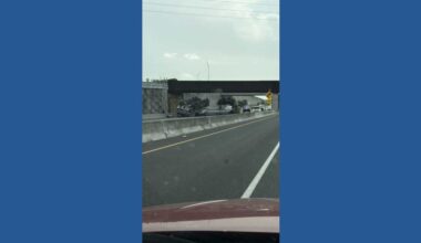 Major truck crash leaves only one lane open on I-37 southbound