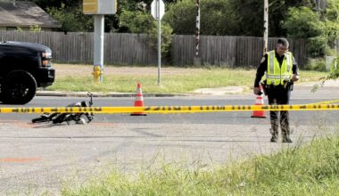 Bicyclist hospitalized after crash on Leopard Street in Corpus Christi