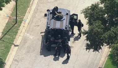Watauga Police give the all clear after responding to barricaded man on Ridglea Drive
