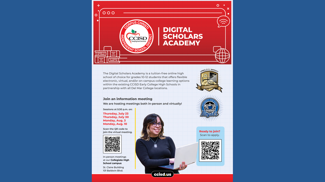 CCISD accepting applications for tuition-free online high school program
