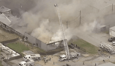 Two-alarm warehouse fire breaks out in far North Fort Worth – NBC 5 Dallas-Fort Worth