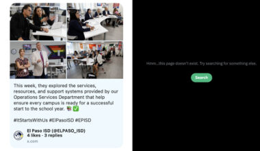 El Paso ISD Deletes Classroom Pride Flag Post, Offers No Explanation