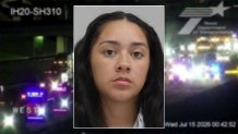 Elana Peronis is accused of collision involving death in connection with a hit-and-run crash in Dallas County, Wednesday, July 15, 2026.