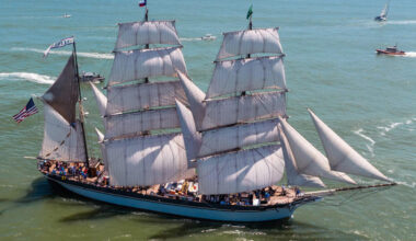 COURTESY: Galveston Historical Foundation, Elissa, an 1877 square-rigged iron barque. July 7, 2026.