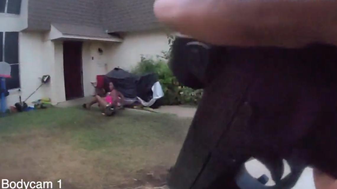 Police release video of officer-involved shooting after woman fired shots in Fort Worth neighborhood