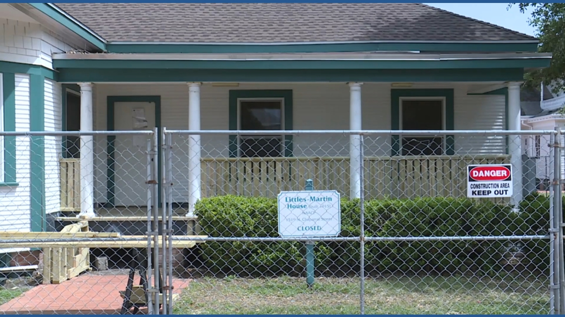 Historic Littles-Martin House Restoration nearly complete