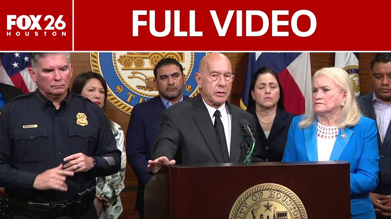 FULL VIDEO: Houston Mayor, officials address deadly Houston ICE shooting