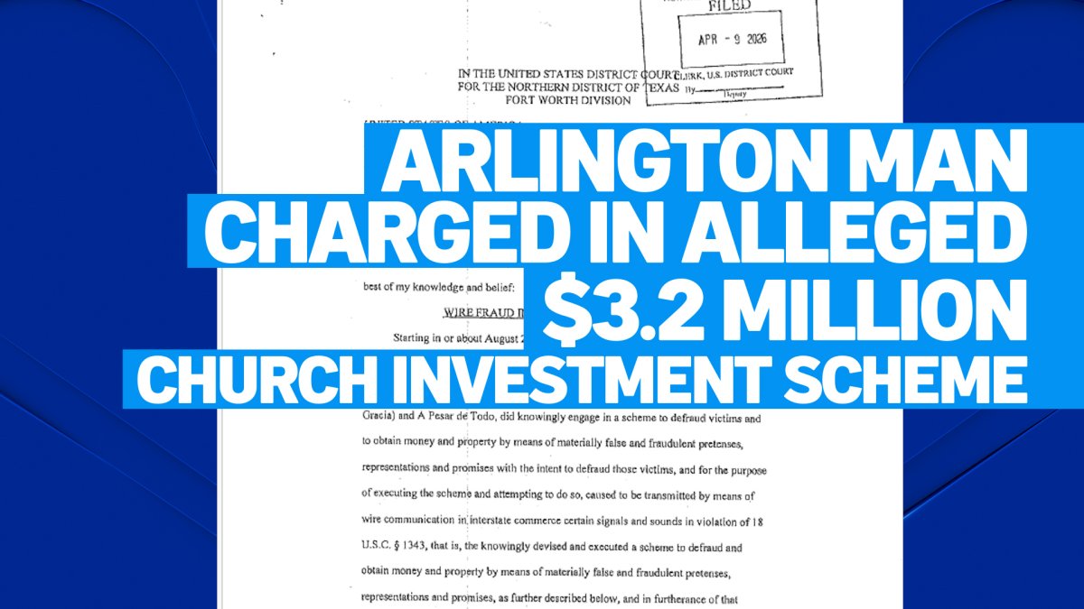 Arlington man charged in alleged church fraud scheme – NBC 5 Dallas-Fort Worth