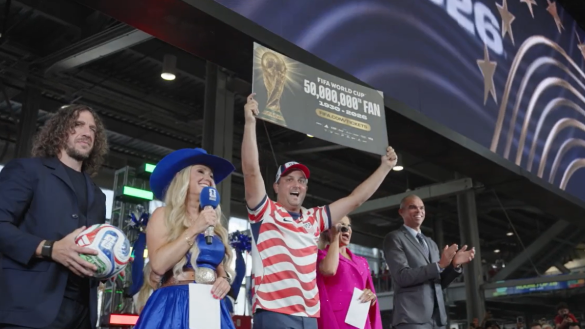 2026 FIFA World Cup milestone as Texas fan becomes 50 millionth – NBC 5 Dallas-Fort Worth