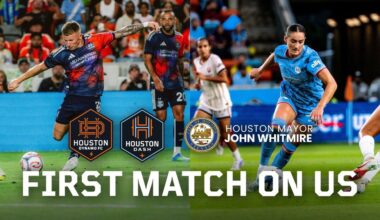 First Match On Us - Houston Dynamo FC and Houston Dash with Houston Mayor John Whitmire