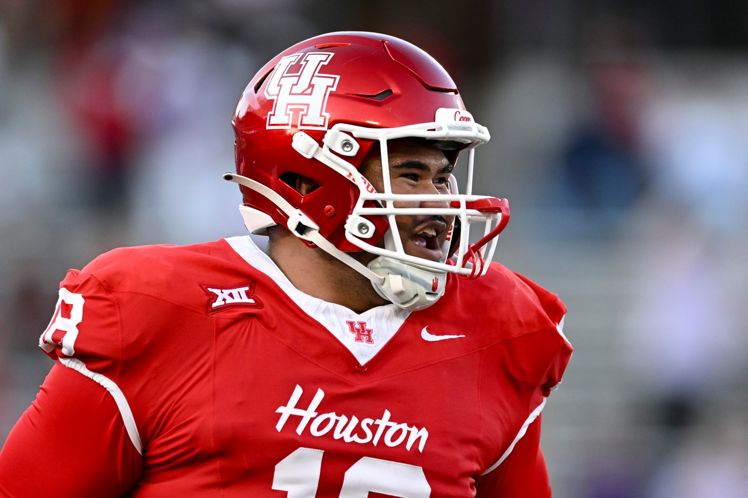 Houston DT Khalil Laufau is the lone returning starter on the Cougars’ defensive line.