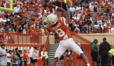 How young is the average age of Texas football’s roster?