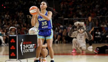Dallas' Azzi Fudd first rookie to win 3-point shootout at WNBA All-Star weekend