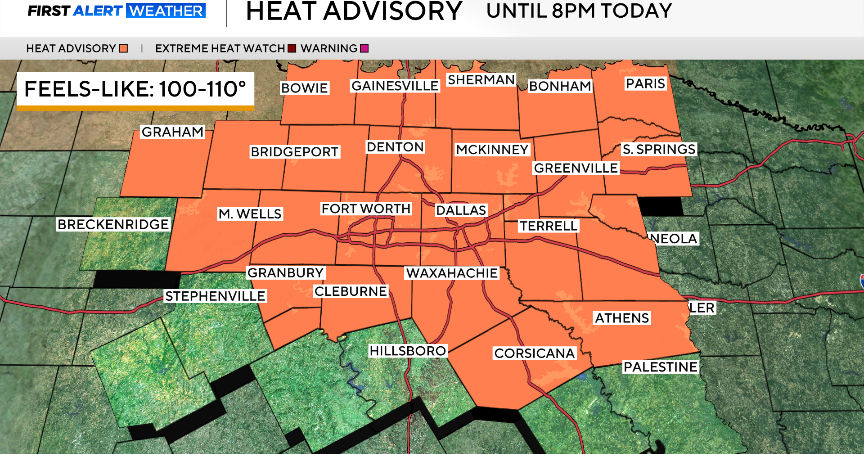 Staying steamy across North Texas for Saturday with rising temperatures
