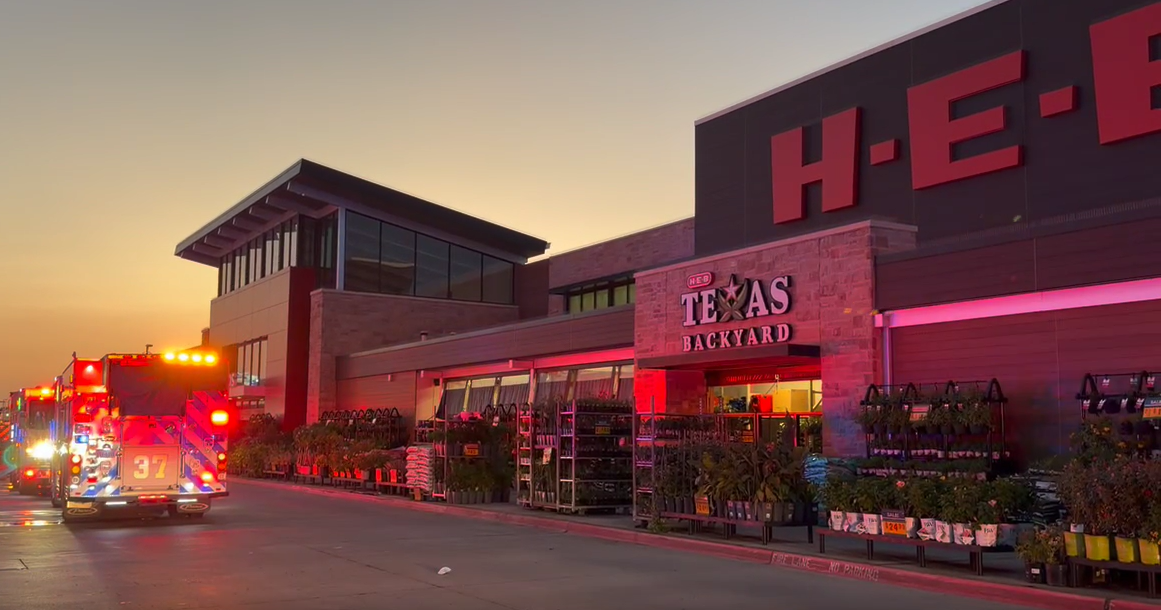 Three-alarm fire forces evacuation at H-E-B in Fort Worth