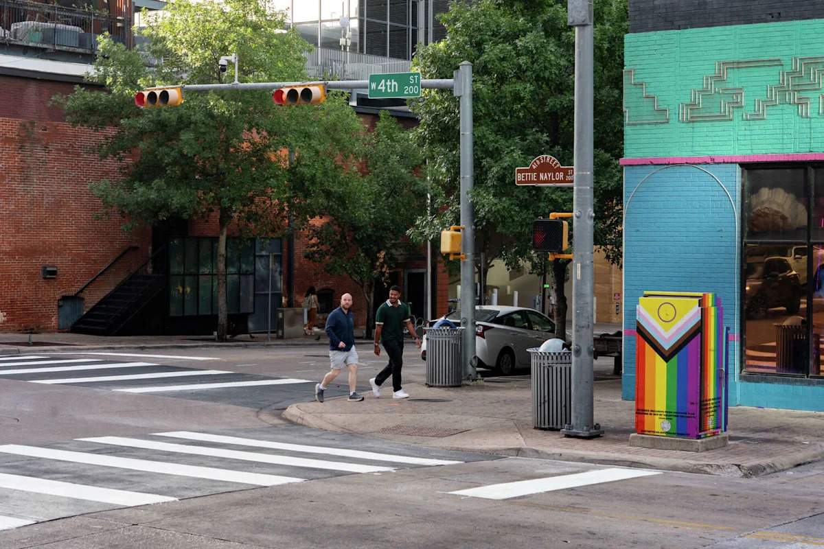 Austin's rainbow Pride crosswalk removed from downtown intersection