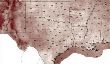 Heat returns to Texas on Sunday while wildfire smoke plagues other parts of the nation