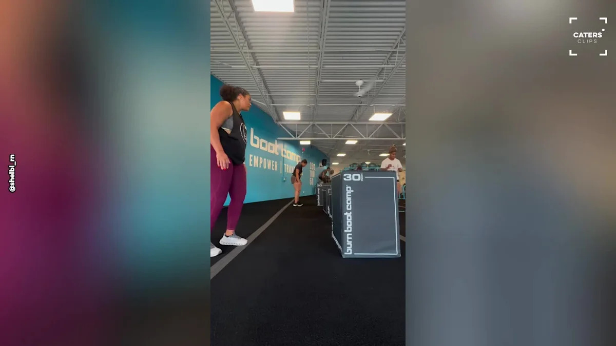 Funny Gym Fail Caught on Camera in Texas