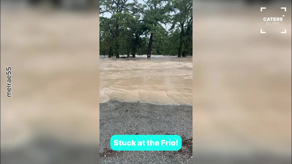 Severe Floods in Texas Leaves Woman Trapped
