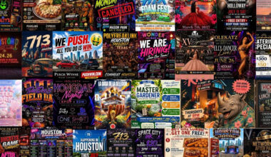 Houston is drowning in AI-generated flyers. It's driving me insane.