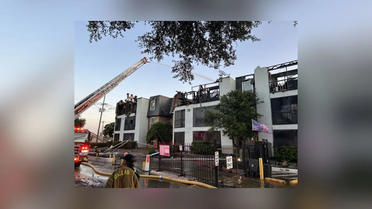 Dallas Condo Fire Displaces 45 Residents — 24 Units Damaged Overnight
