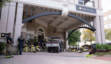 Gas line hit outside Uptown Dallas apartment complex, no injuries reported