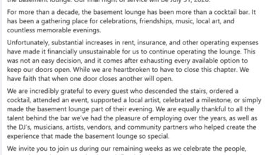 Fort Worth cocktail bar announces closure after decade of business