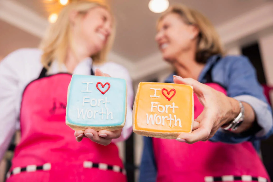 Bakery known for vibrant iced sugar cookies makes Fort Worth comeback