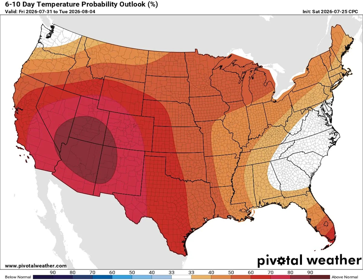 Houston's hottest weather is still ahead. Could a summer cold front follow?