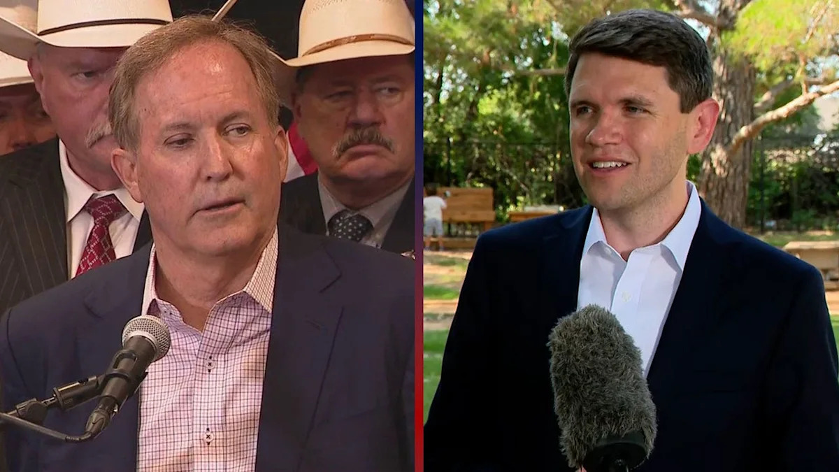 Paxton calls Talarico 'anti-law enforcement' at Fort Worth campaign event