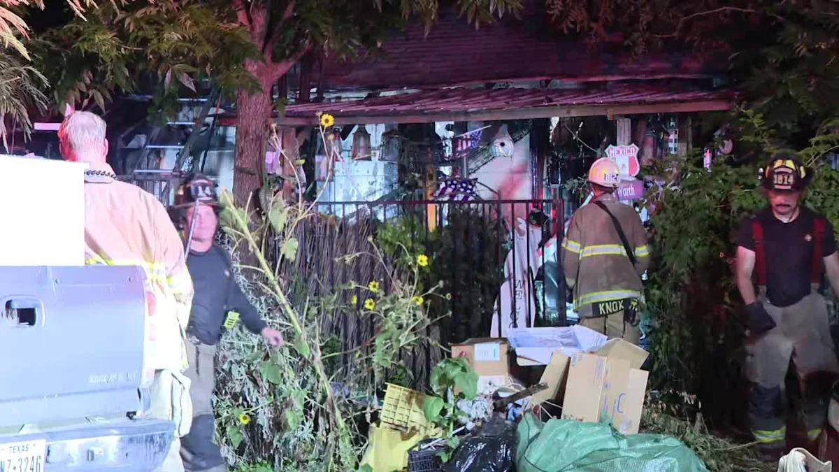 Fort Worth house fire leaves one dead, one critically injured, after hoarding conditions trap residents