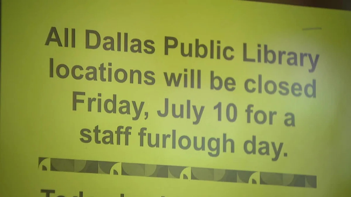 Residents lament Dallas public library closures on citywide furlough day